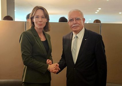 المالكي يطلع نظيرته الهولندية على عدوان الاحتلال المتواصل على شعبنا