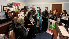 احتجاج ديمقراطي في مجلس النواب الأميركي على عدوان إسرائيل على غزة