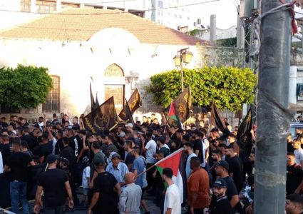 مسيرة في طولكرم تنديدا بعدوان الاحتلال المتواصل على غزة