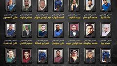 34 صحفيًا استشهدوا في العدوان الإسرائيلي على غزة منذ 7 أكتوبر الجاري