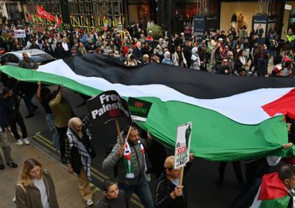 مظاهرة حاشدة في روما تنديدا بعدوان الاحتلال على شعبنا