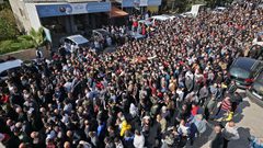 تشييع جثمان الشهيد ناصر البرغوثي في بلدة بيت ريما