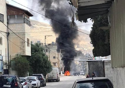 4 إصابات برصاص الاحتلال في مخيم بلاطة