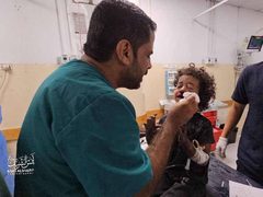 إصابات جراء غارات الاحتلال المكثفة على مناطق شمال غزة.