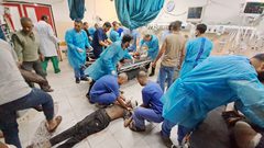 شهداء وجرحى في استهداف الطيران الحربي لمنزل عائلة مسعود في شارع اليافوية-جباليا