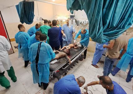 شهداء وجرحى في استهداف الطيران الحربي لمنزل عائلة مسعود في شارع اليافوية-جباليا