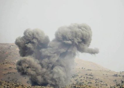 غارة اسرائيلية على بلدة ياطر جنوب لبنان