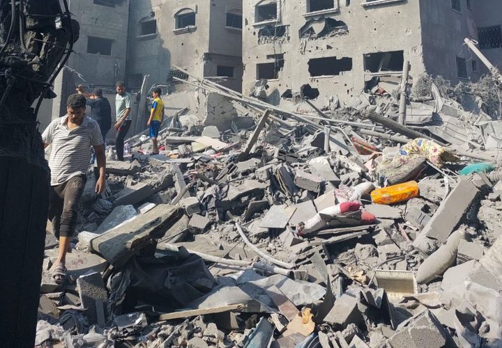 صور من المجزرة الإسرائيلية في الفالوجا قبل قليل