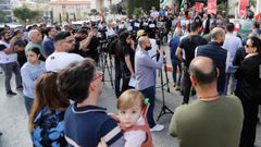 وقفة برام الله تطالب الأمم المتحدة بالتدخل للوقف الفوري لإطلاق النار في غزة