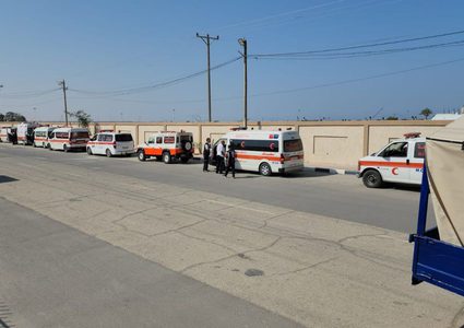 عبور الدفعة الأولى من الجرحى الفلسطينيين في غزة إلى مصر