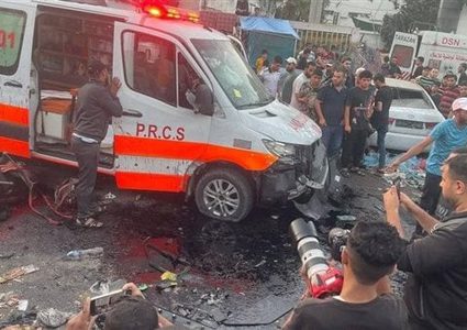 "الصحة العالمية" تعرب عن صدمتها من قصف الاحتلال مركبات إسعاف