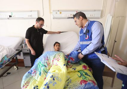 الصحة المصرية: وصول 17 من جرحى العدوان على قطاع غزة