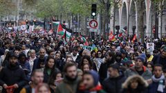 مظاهرات حاشدة في مختلف عواصم العالم تضامناً مع فلسطين وتنديداً بالعدوان على غزة