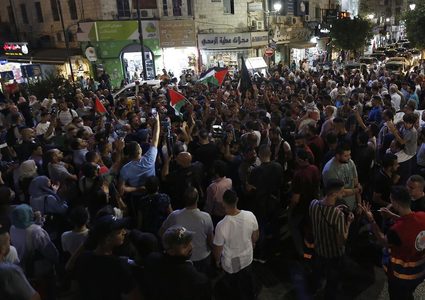 مسيرة وسط رام الله تنديدا بعدوان الاحتلال على شعبنا