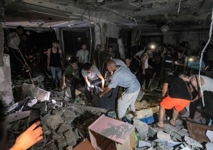 تسعة شهداء في قصف للاحتلال على منزل بحي الزيتون شرق غزة