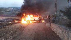 استشهاد ثلاثة أطفال وجدّتهم في استهداف الطيران الإسرائيلي مركبتهم جنوب لبنان