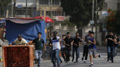 مواجهات مع الاحتلال في مخيم الأمعري جنوب رام الله