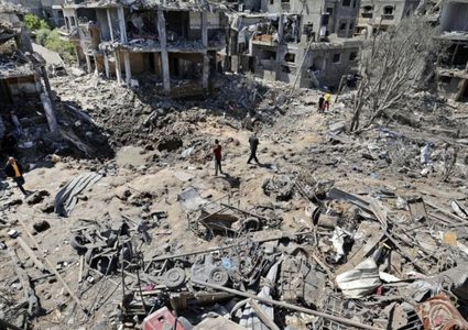 "حماس": كمية المتفجرات التي أسقطت على غزة تفوق قنبلة هيروشيما بثلاثة أضعاف