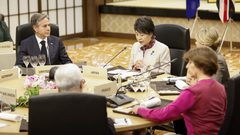 بلينكن يدعو مجموعة السبع للتحدث بـ"صوت واضح" بشأن غزة