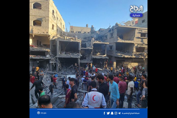 24 شهيدا وعدد من المصابين في قصف على منزلين شمال قطاع غزة