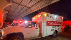 صور لوصول عدد من سيارات الإسعاف لصالح جمعية الهلال الأحمر الفلسطيني، إهداء من دولة وشعب الكويت ضمن حملة #فزعة_لفلسطين .

وجاري تجهيزهم لدخولهم الخدمه عوضا عن الذي تم إستهدافهم سابقا وخرجو عن الخدمه .