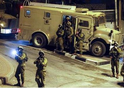 إصابتان بالرصاص بالحي خلال اقتحام الاحتلال بيت فوريك شرق نابلس