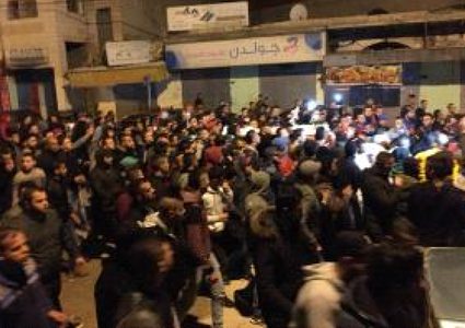 مسيرة في جنين تنديدا بمجازر الاحتلال