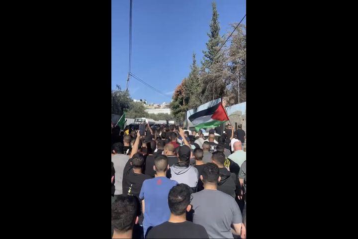 تشييع جثماني الشهيدين محمد عزية وقدري حطاب في بيت لحم ونابلس