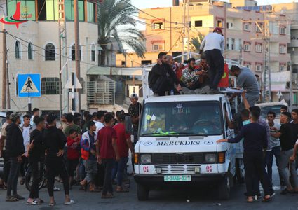 نزوح جماعي من شمال قطاع غزة إلى جنوبه بفعل القصف الصهيوني المتواصل على المدنيين