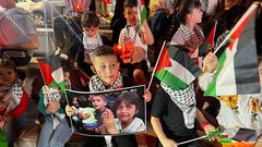 أطفال طولكرم في وقفة دعمٍ وإسناد للأطفال في قطاع غزة