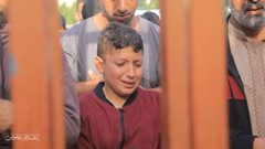 وداع مؤثر للشهيد ناجي أبو رجيلة في بلدة خزاعة بعد انتشاله اليوم