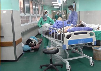 "أطباء بلا حدود":توقف العديد من الطواقم الطبية عن العمل بمستشفى الشفاء