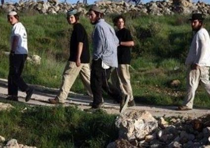 مستوطنون يشقون طريقا جنوب الخليل