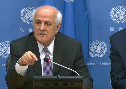 منصور : لدينا مشروع إنساني جديد بالأمم المتحدة سيطرح لوقف إطلاق النار في غزة