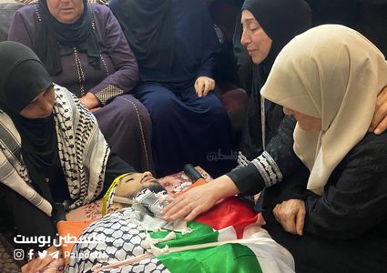 وداع الشهيد أمير عرقاوي في مخيم جنين