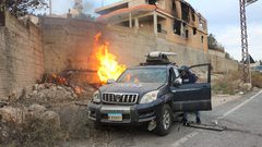 (محدث) إصابة صحفي في استهداف الاحتلال موكباً اعلامياً جنوب لبنان