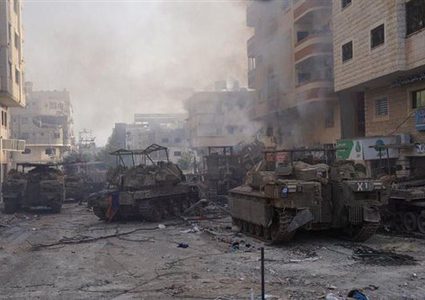 كتائب القسام تعلن مقتل 9 جنود وتدمير 22 دبابة وناقلة جند بغزة