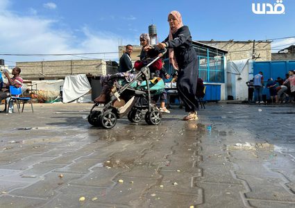 معاناة النازحين في مراكز الإيواء في رفح