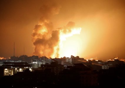 سلسلة غارات عنيفة شمال قطاع غزة