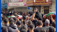 تغطية صحفية:"جانب من تشييع شهداء مخيم بلاطة في مدينة نابلس".