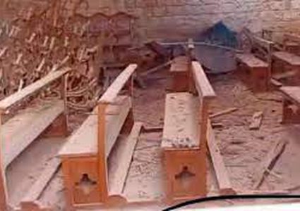 الاحتلال يستهدف كنيسة مار جرجس في جنوب لبنان