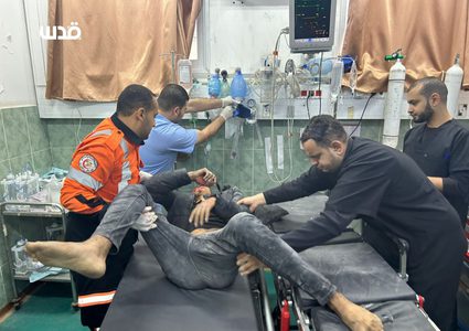 شهداء وإصابات معظمها من الأطفال بعد قصف منزل لعائلة أبو ربيع في رفح.