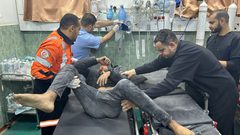 شهداء وإصابات معظمها من الأطفال بعد قصف منزل لعائلة أبو ربيع في رفح.