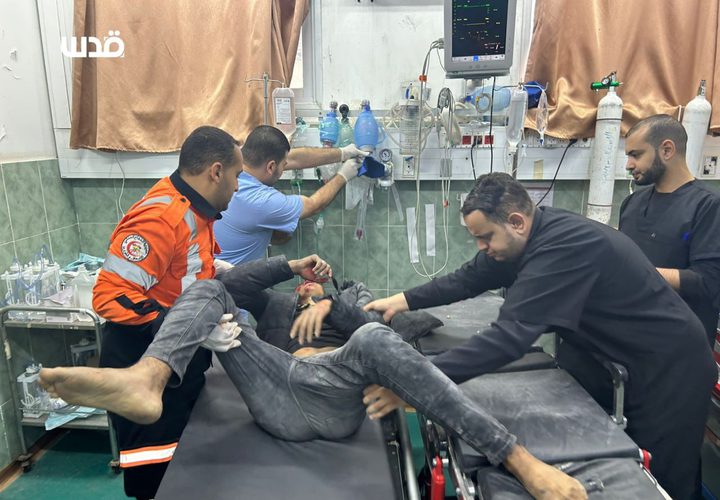شهداء وإصابات معظمها من الأطفال بعد قصف منزل لعائلة أبو ربيع في رفح.