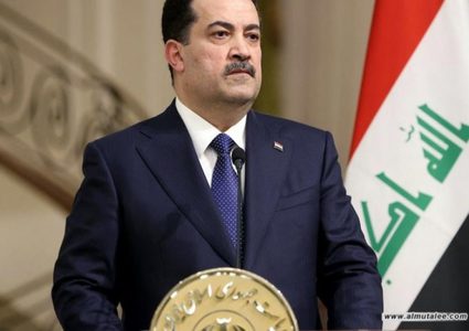 رئيس الوزراء العراقي يؤكد موقف بلاده الثابت في دعم القضية الفلسطينية