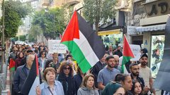 وقفة مساندة للمعتقلين ونصرة لغزة في طولكرم