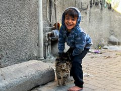 مئات آلاف الفلسطينيين صامدون في مخيم جاليا وشمال غزة رغم المجازر والتجويع والحصار.