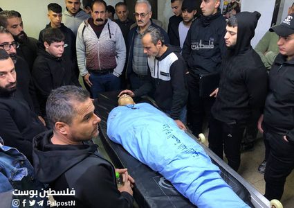 من وداع الشهيد معتز أنس في رفيديا