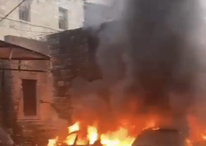 إصابة شاب برصاص الاحتلال واعتقال آخرين خلال اقتحام البلدة القديمة بنابلس