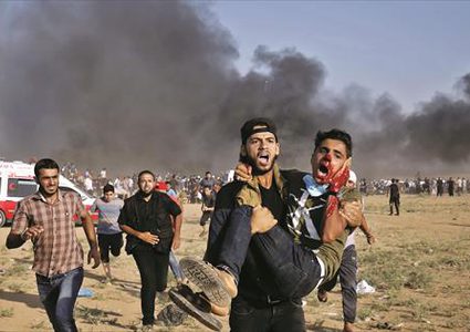 شهيدان وإصابات برصاص الاحتلال أثناء محاولتهم العودة لمنازلهم شمال القطاع